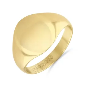 Plain Signet Ring | Pre-Loved | 9K Yellow Gold