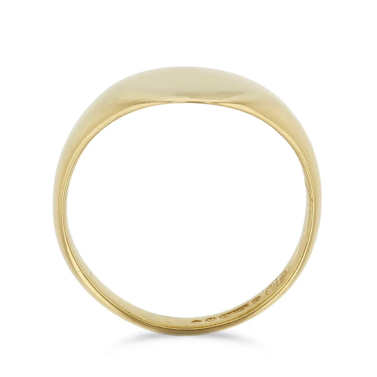 Plain Signet Ring | Pre-Loved | 9K Yellow Gold