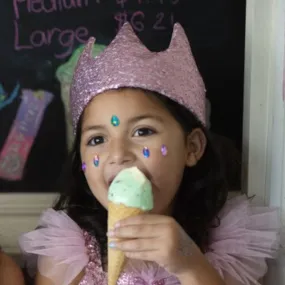 Precious Pink Sequins Crown