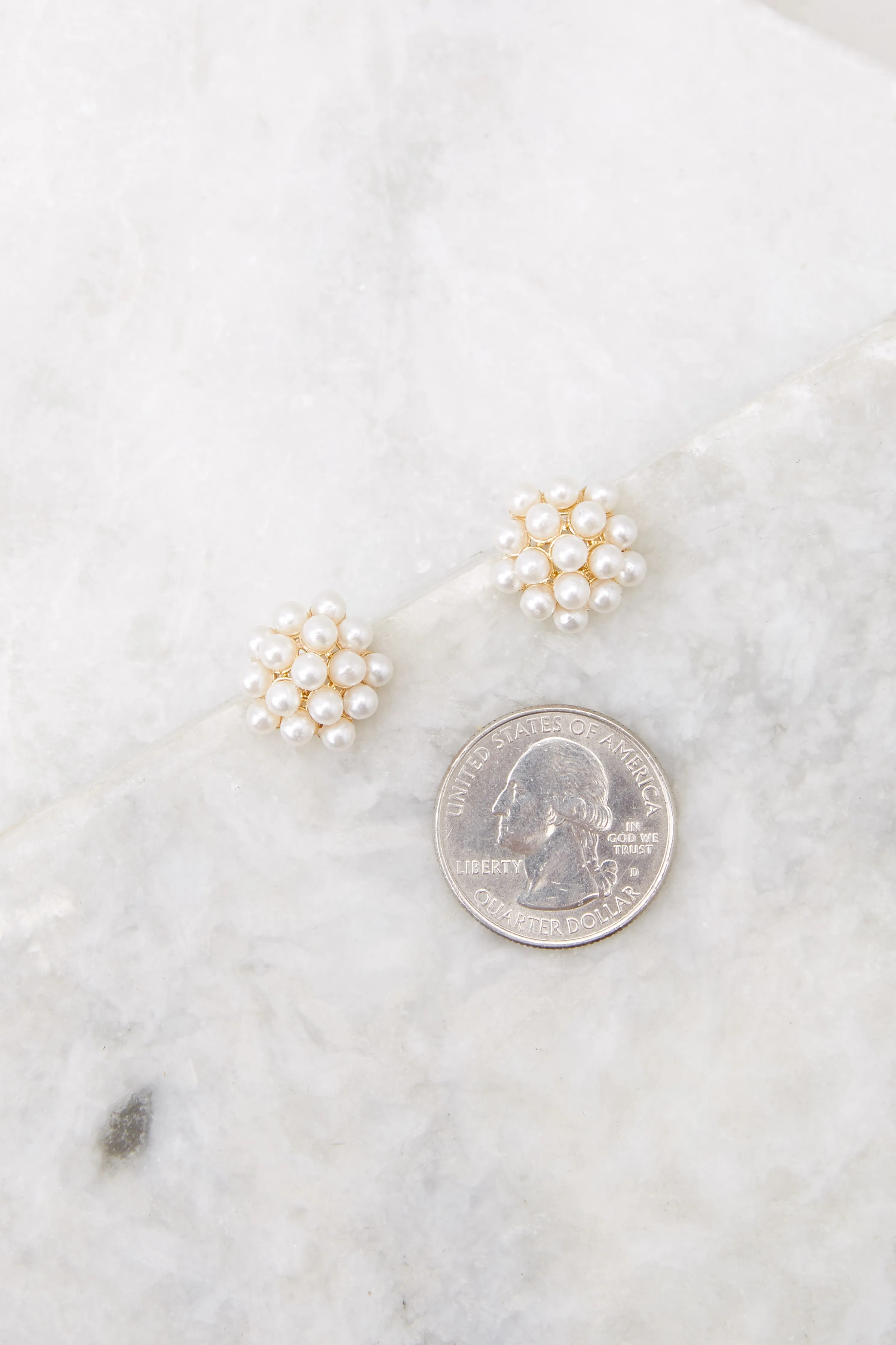 Prize Collection Gold Pearl Earrings