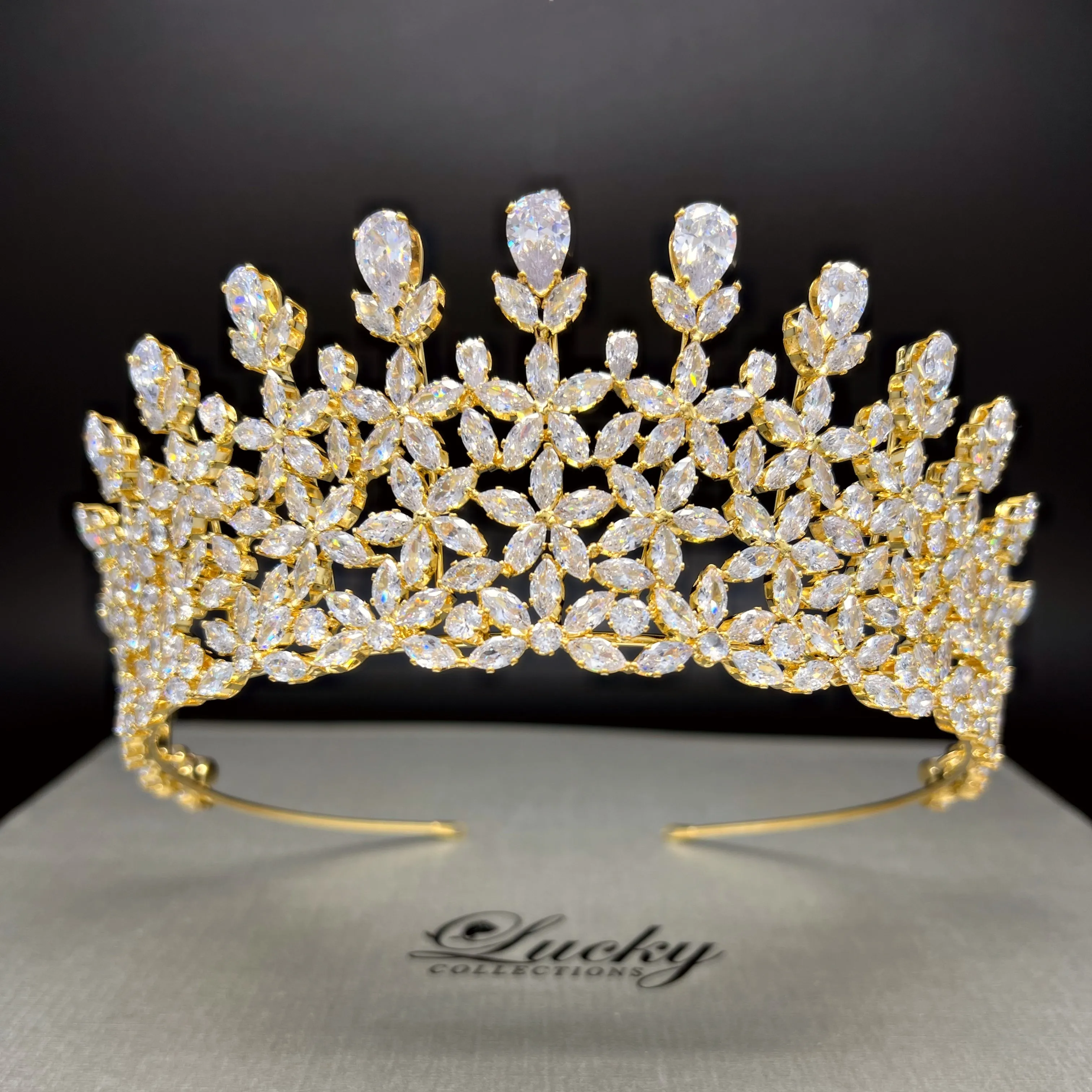 Quinceanera Tiara, XV Corona, Crown for Quince, Bridal Headpiece, Corona De Boda