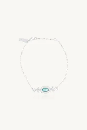 Radiance Apatite Silver Bracelet