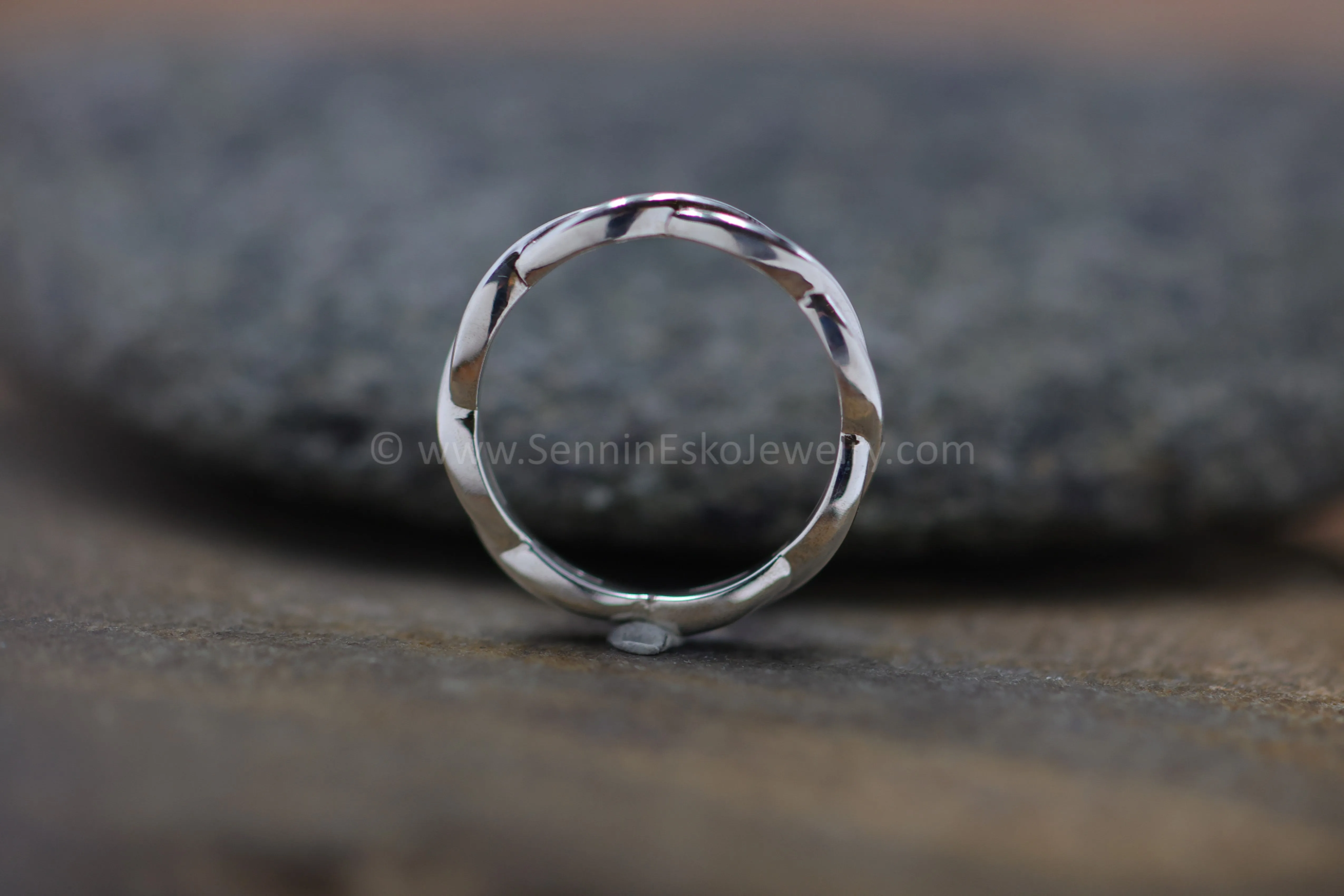 READY TO SHIP Woven/Braid Infinity Ring, Size 6