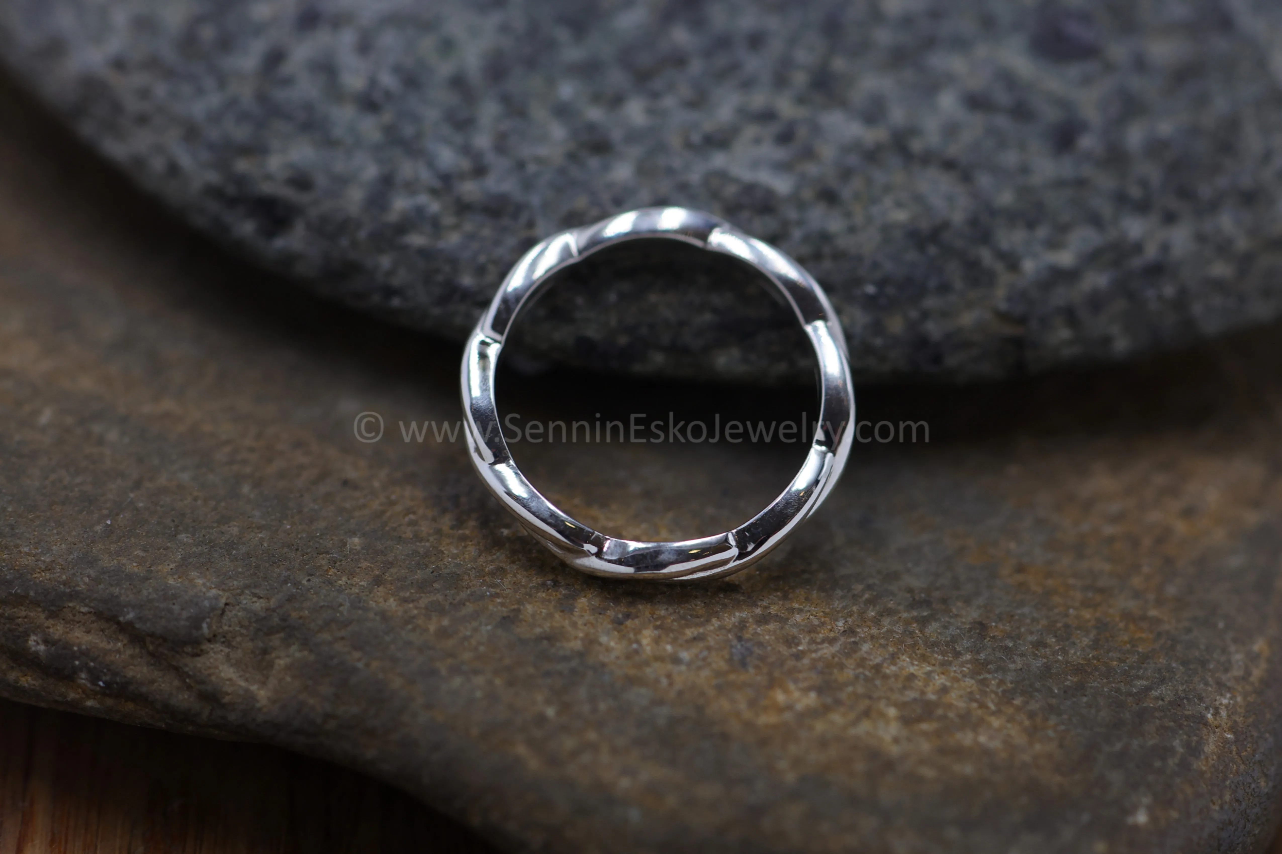 READY TO SHIP Woven/Braid Infinity Ring, Size 6