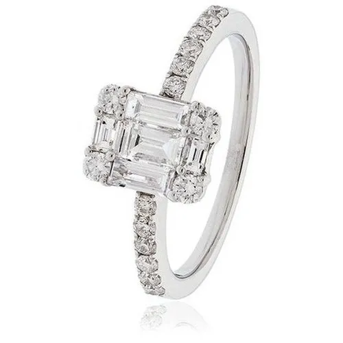 Rectangular Solitaire .90ct