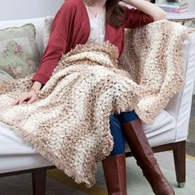 Red Heart Crochet Waverly Place Throw