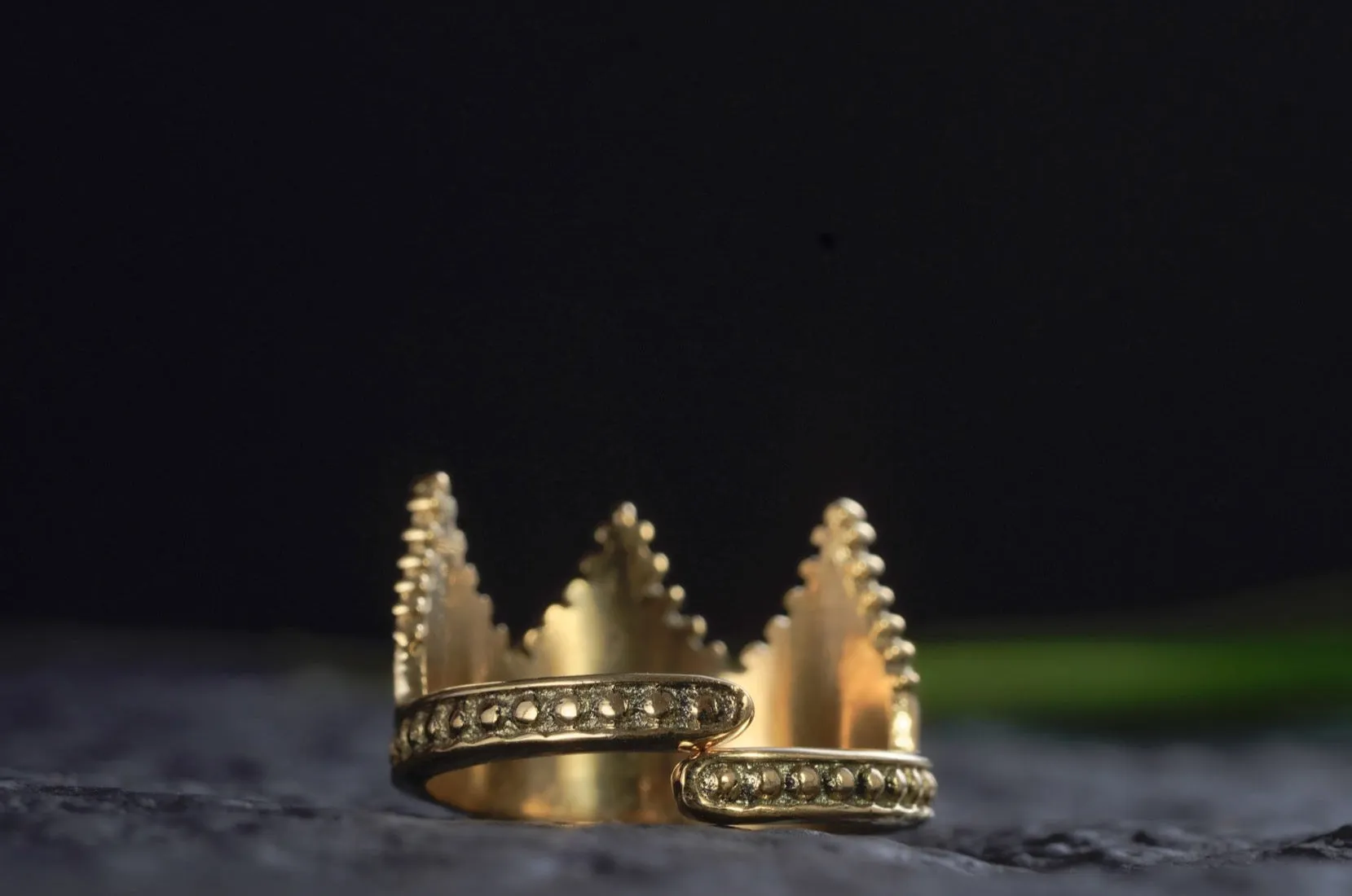 Ring ~ KRONE ~ Messing