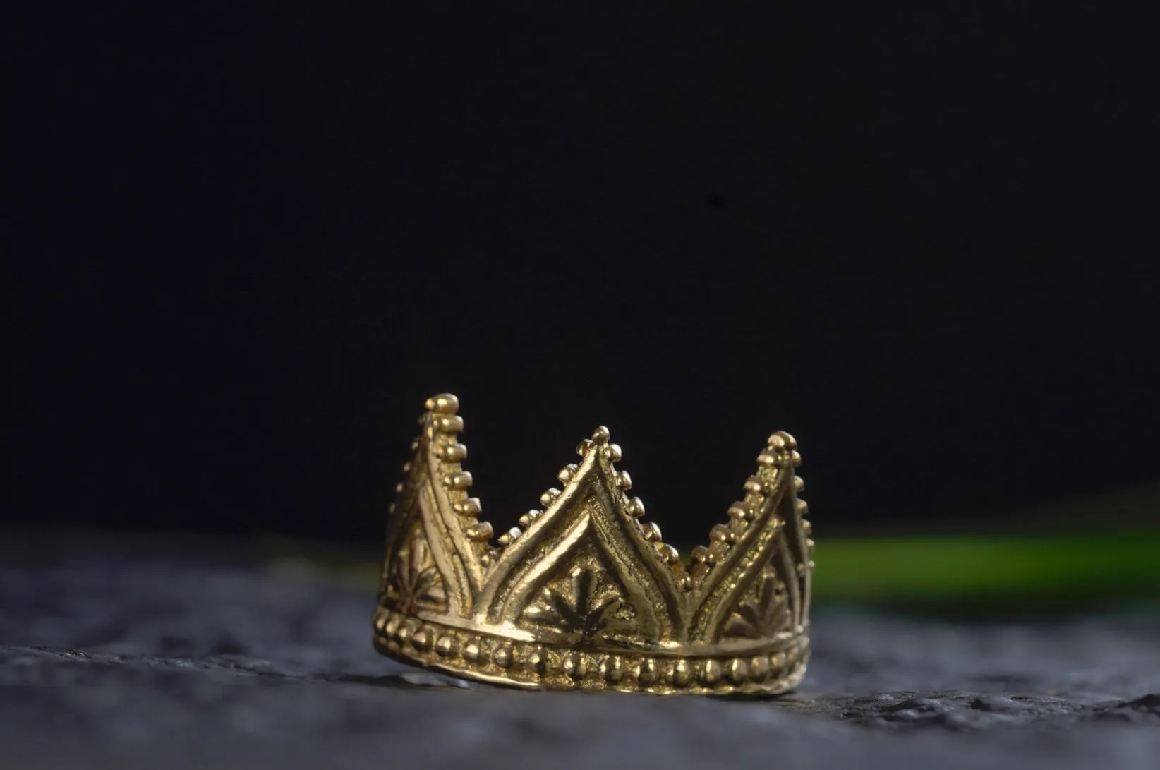 Ring ~ KRONE ~ Messing