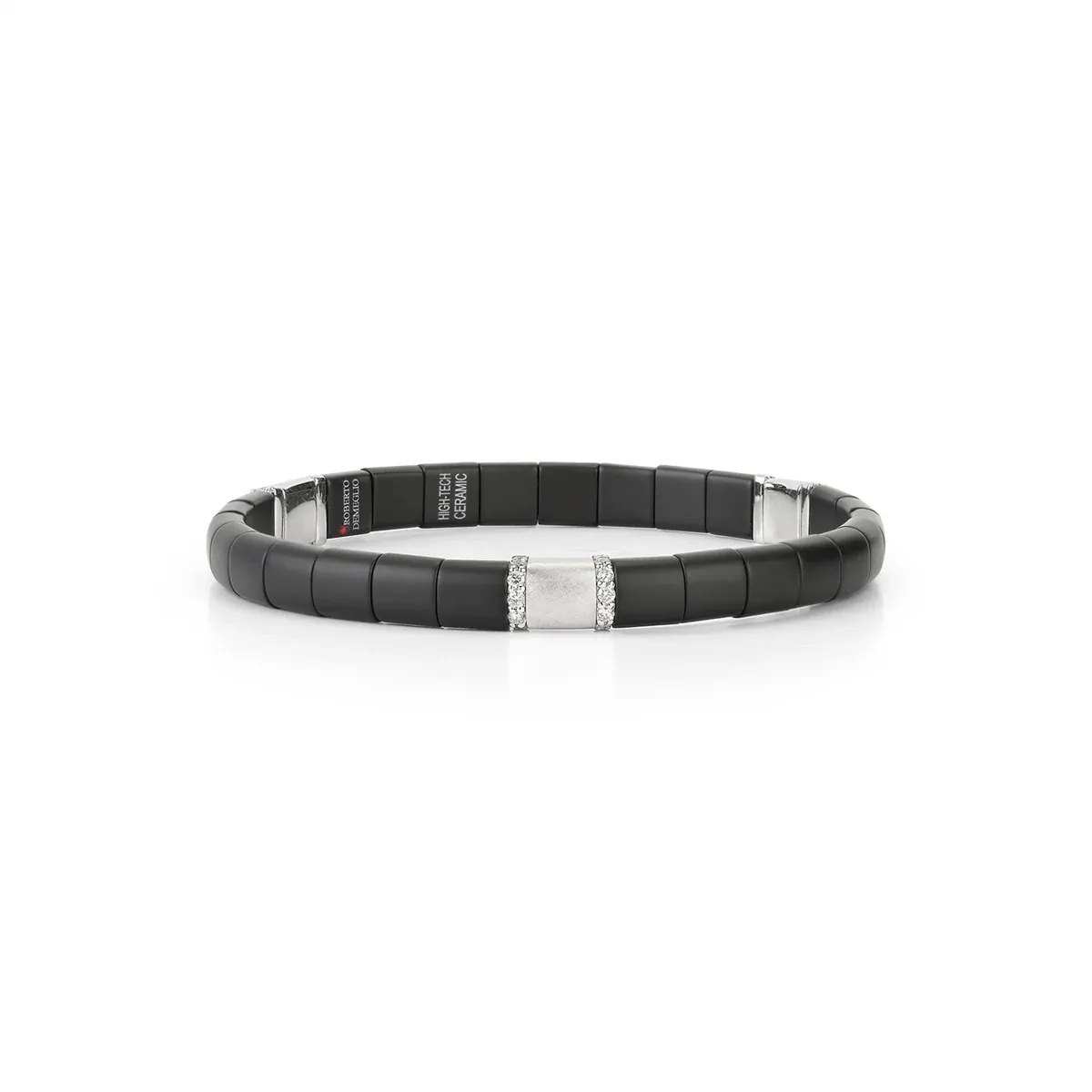 Roberto Demeglio Matte Black Diamond Bracelet