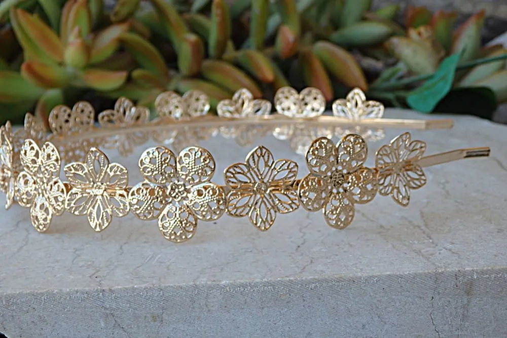 Rose gold tiara