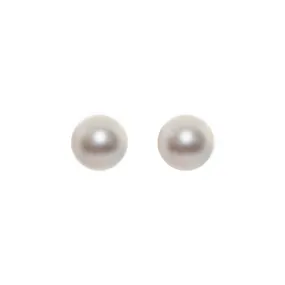 Round Pearl Studs 7-8mm