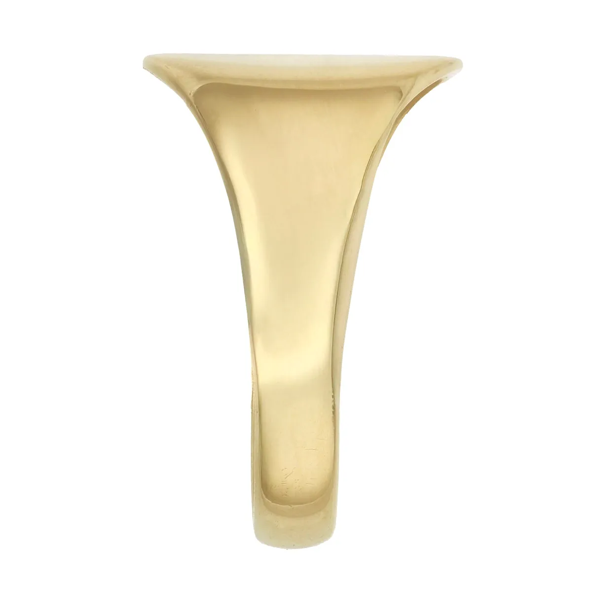 Round Plain Signet Ring | Pre-Loved | 9K Yellow Gold