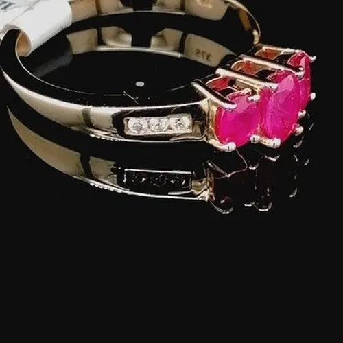 Ruby & Diamond Gold Ring