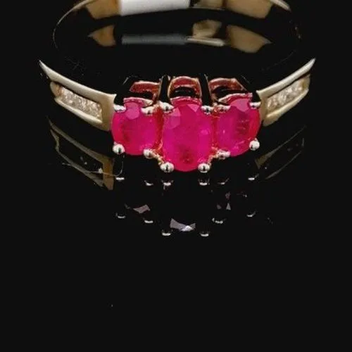 Ruby & Diamond Gold Ring