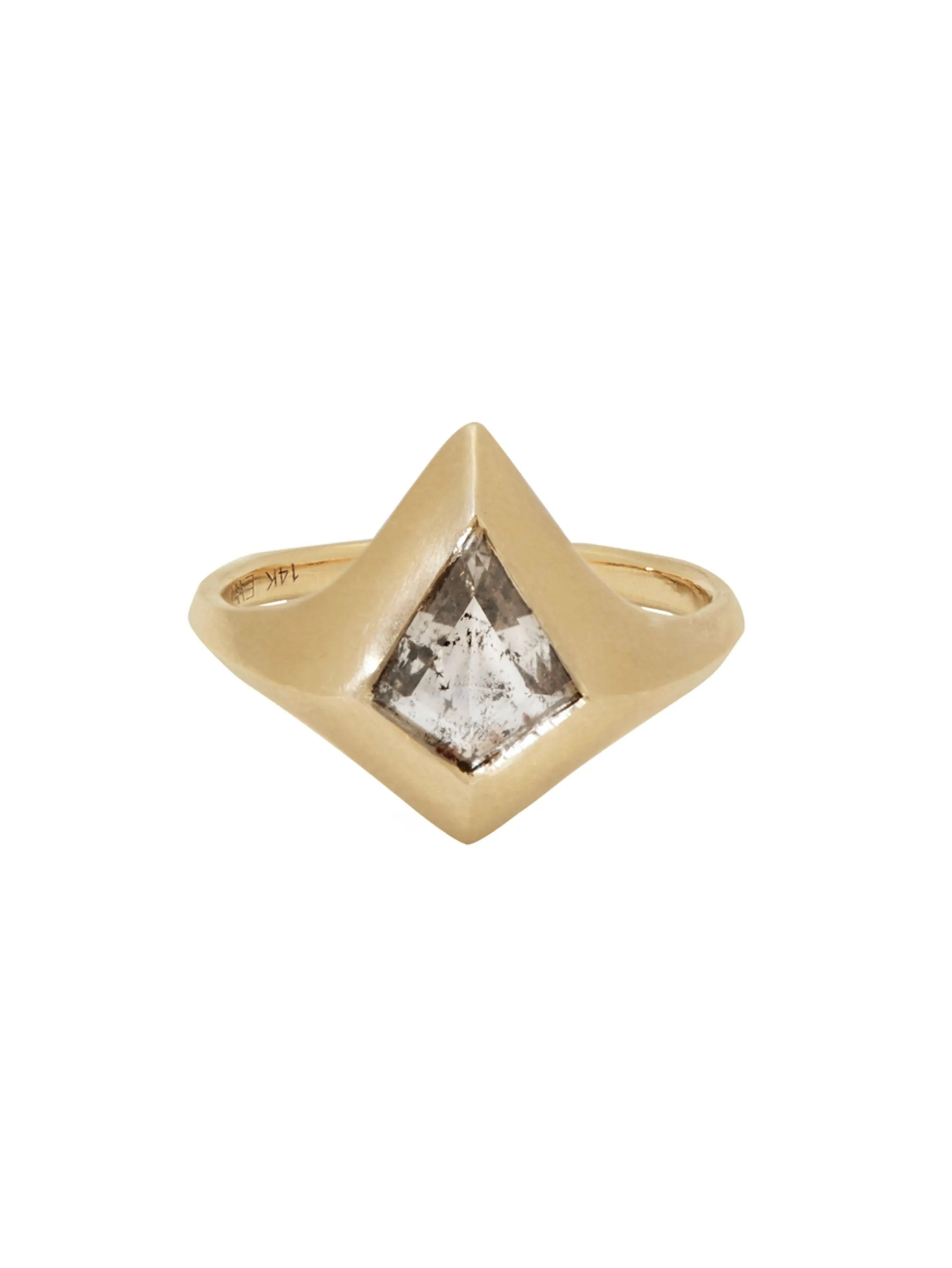 Rustic Kite Diamond Signet