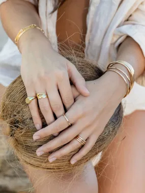 Sale - Gold Coin Ring - Ka'ohu