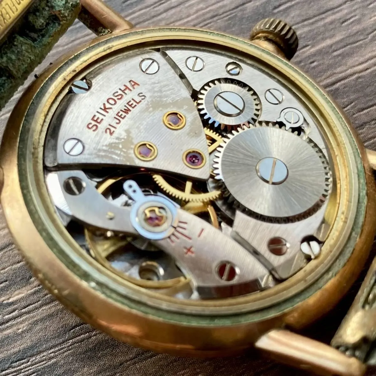 Seiko Wristwatch Chronos Antique 1960 Manual Men's 33mm Vintage Watch Male