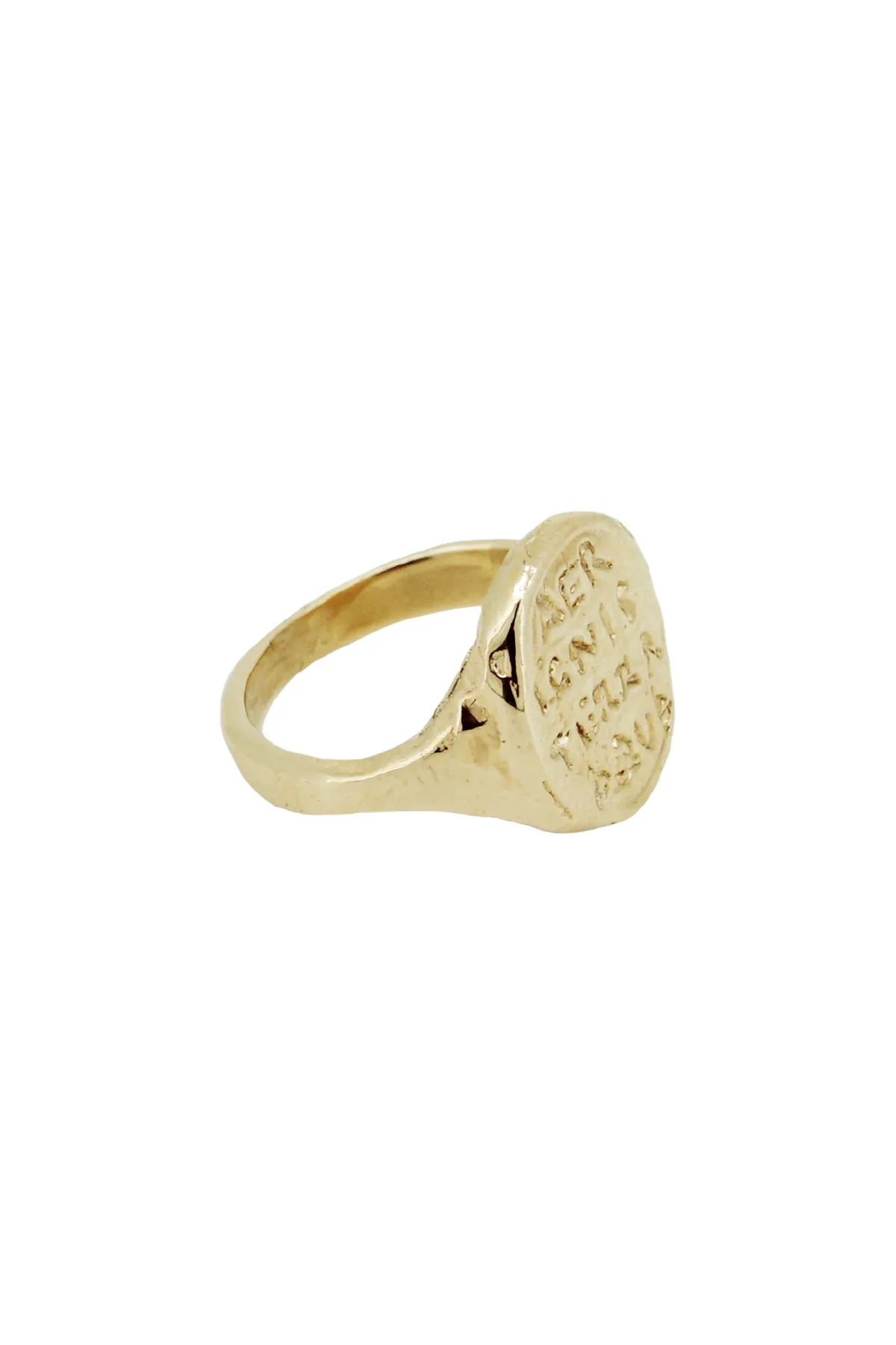 Sigil Signet Solid Gold