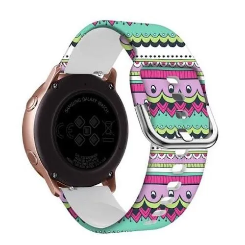 Silicone Pattern Watch Straps compatible with the Apple Watch