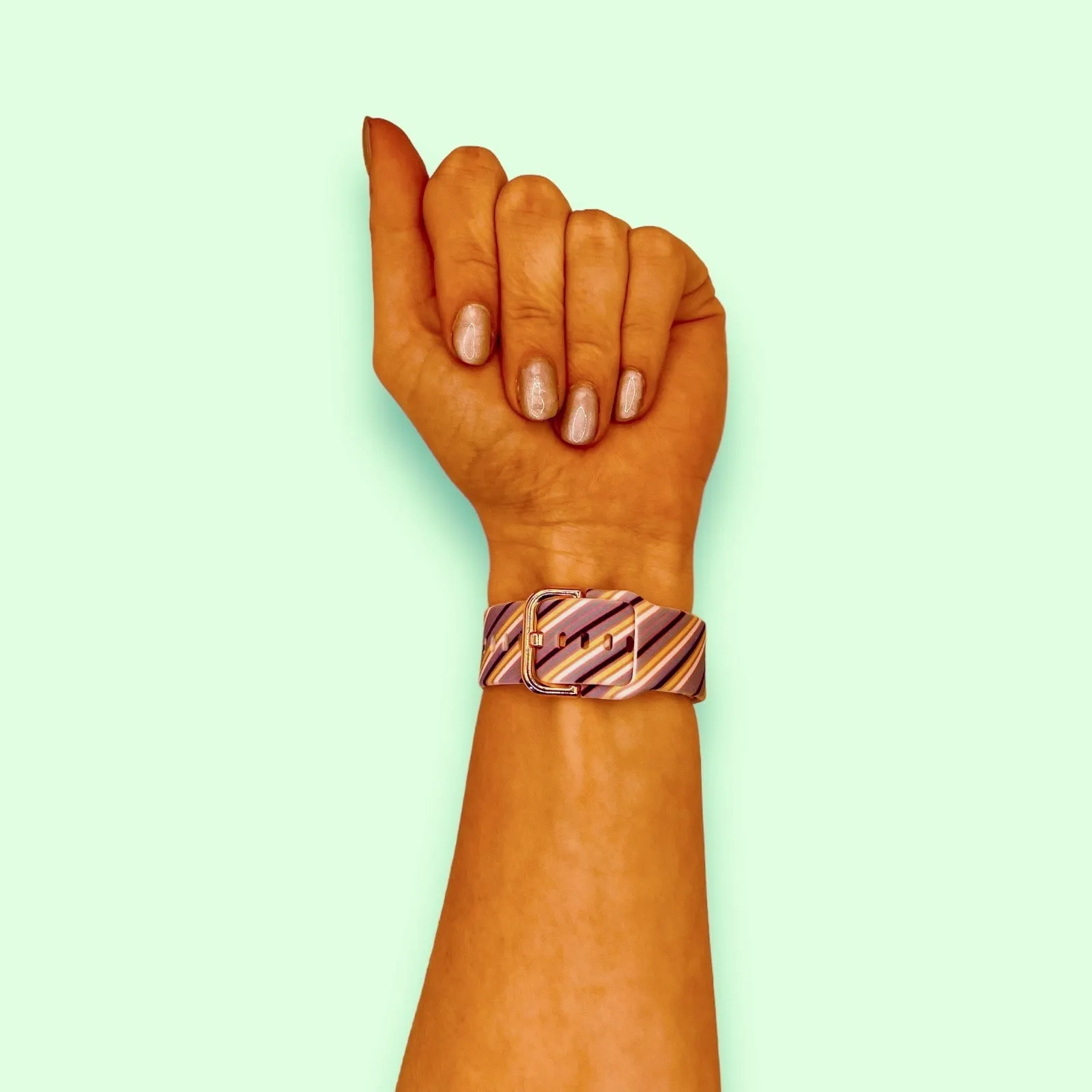Silicone Pattern Watch Straps compatible with the Apple Watch