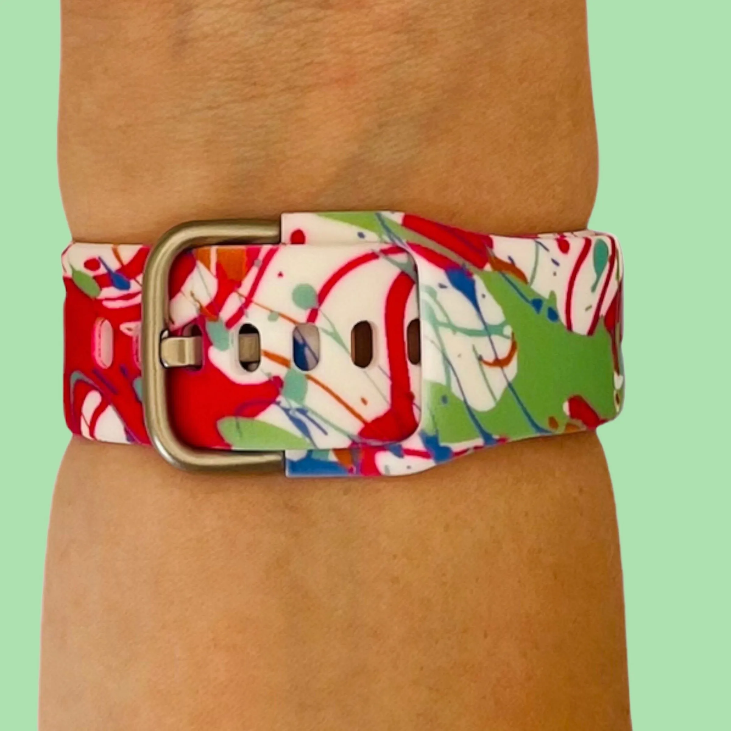 Silicone Pattern Watch Straps compatible with the Apple Watch