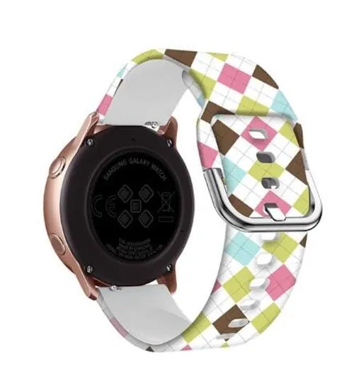 Silicone Pattern Watch Straps compatible with the Apple Watch