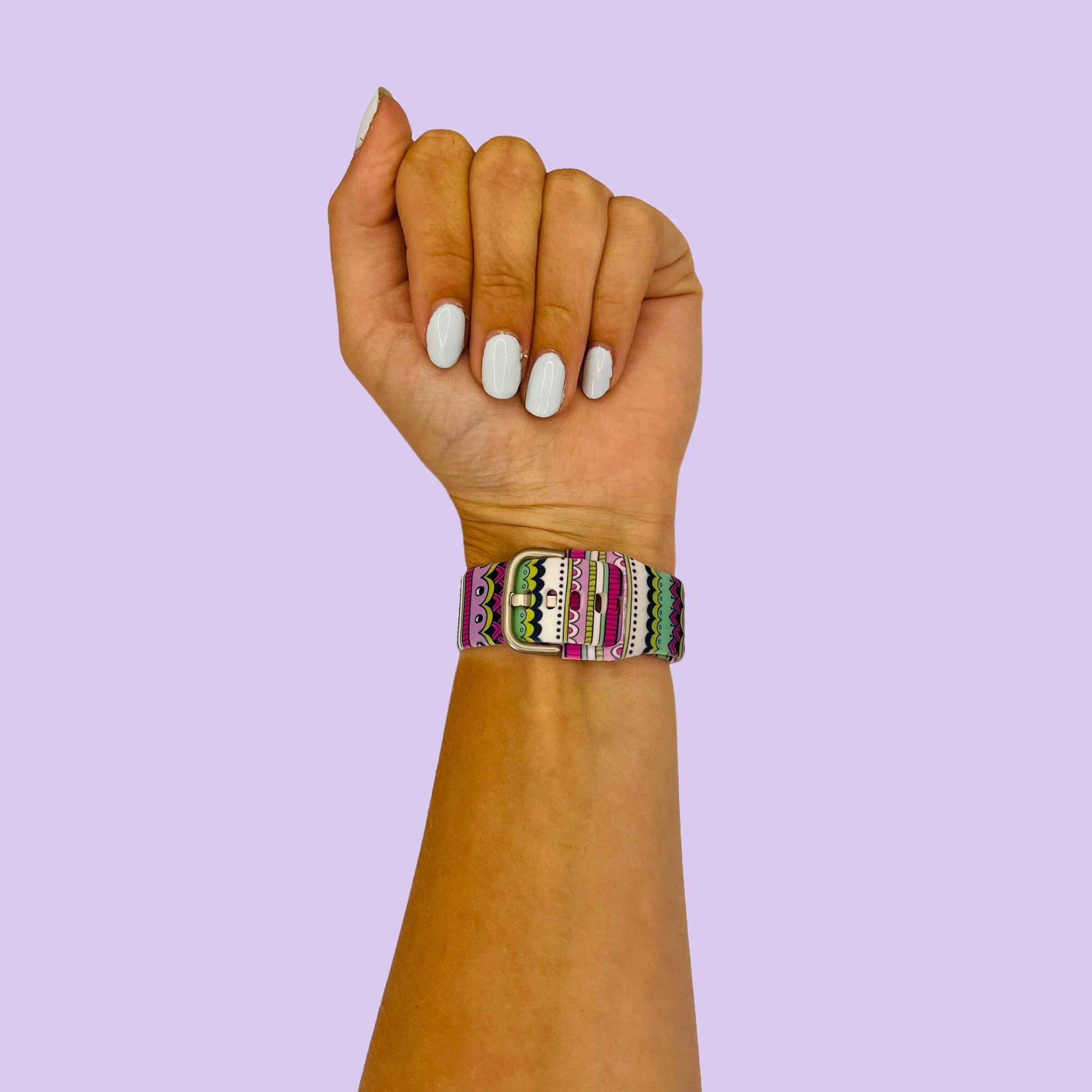Silicone Pattern Watch Straps compatible with the Apple Watch