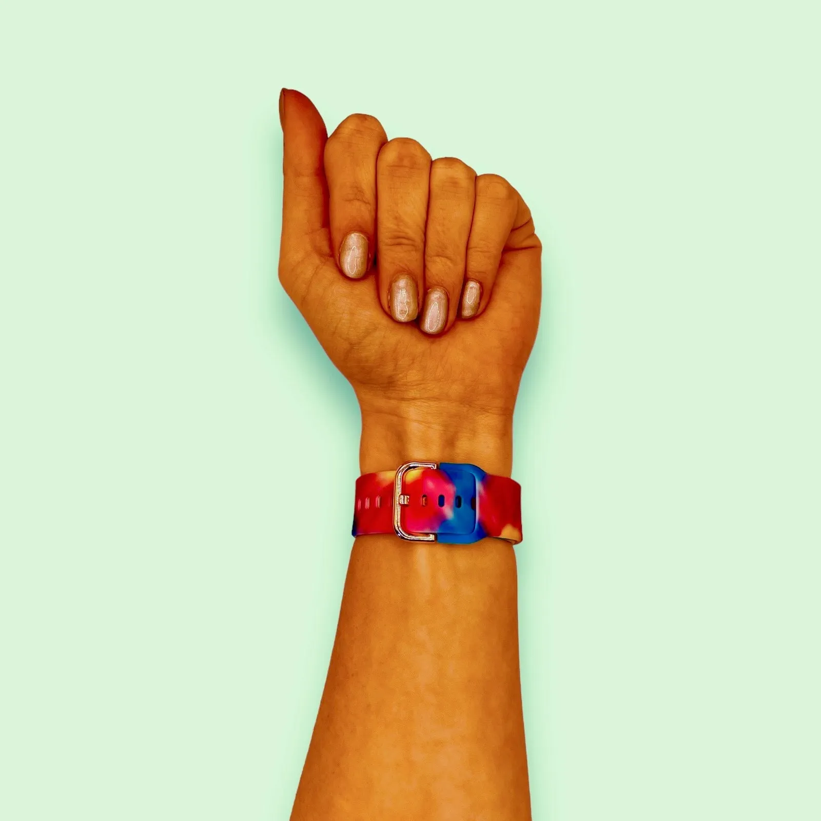Silicone Pattern Watch Straps compatible with the Apple Watch