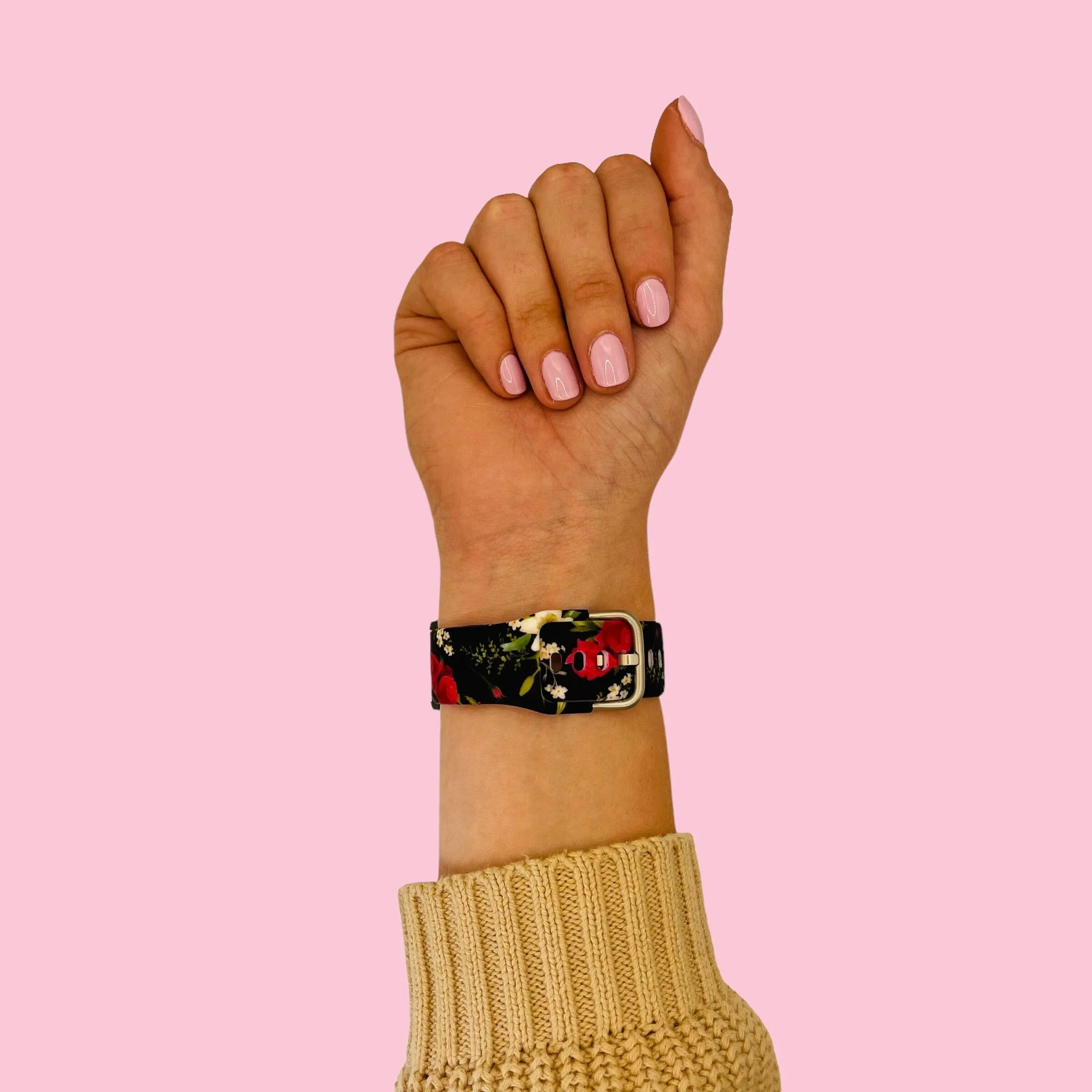 Silicone Pattern Watch Straps compatible with the Apple Watch