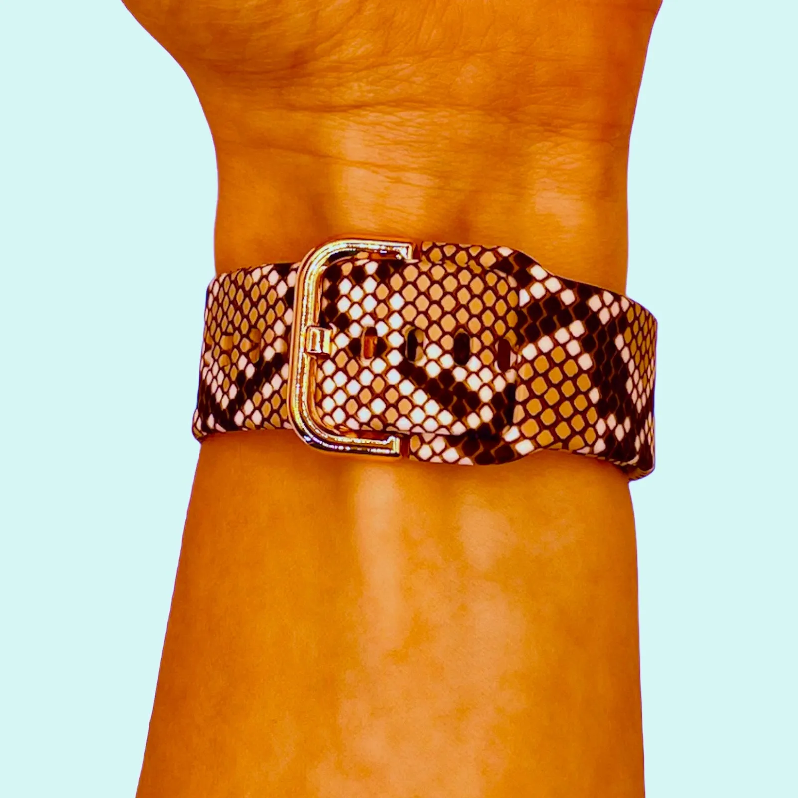 Silicone Pattern Watch Straps compatible with the Apple Watch