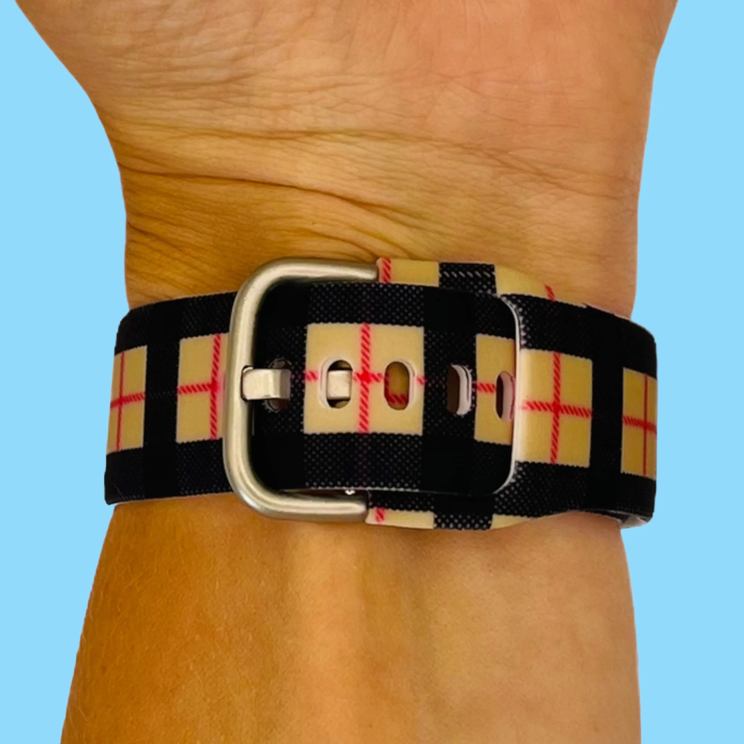 Silicone Pattern Watch Straps compatible with the Apple Watch