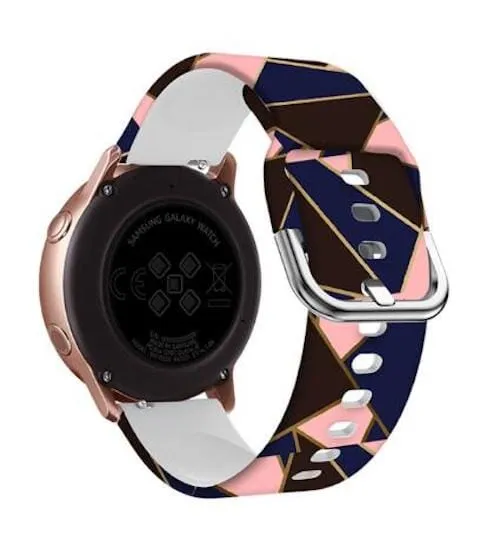 Silicone Pattern Watch Straps compatible with the Apple Watch