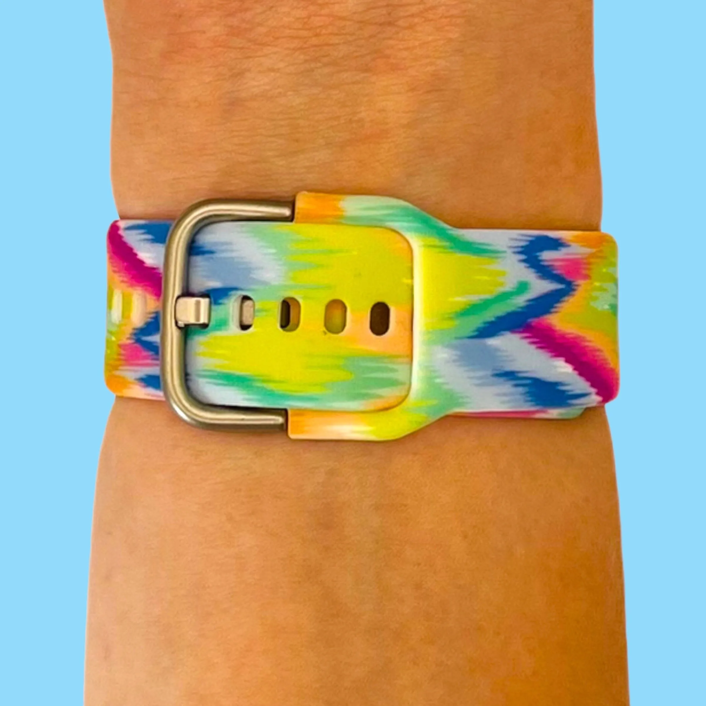 Silicone Pattern Watch Straps compatible with the Apple Watch