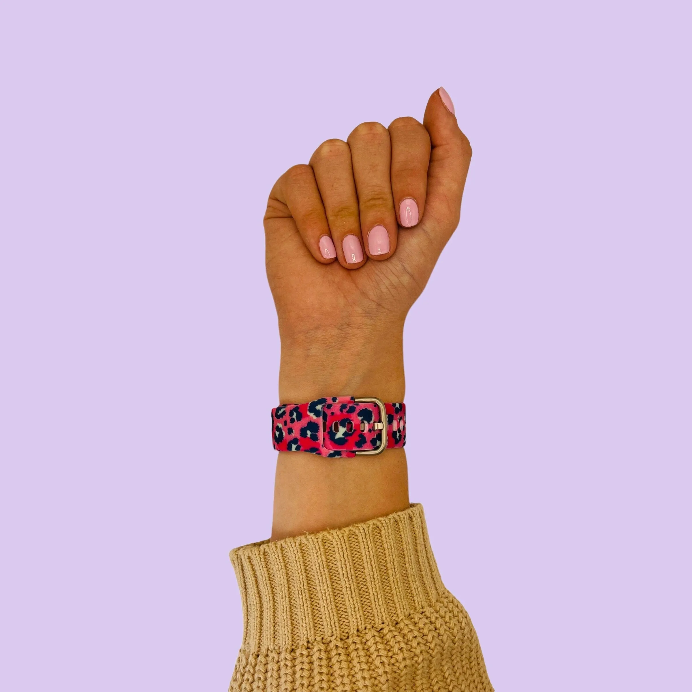 Silicone Pattern Watch Straps compatible with the Apple Watch