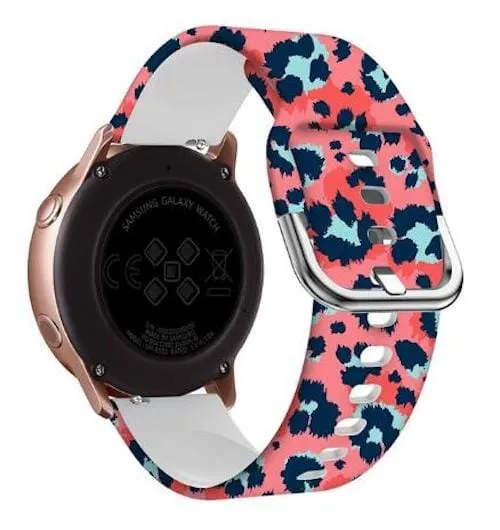 Silicone Pattern Watch Straps compatible with the Apple Watch