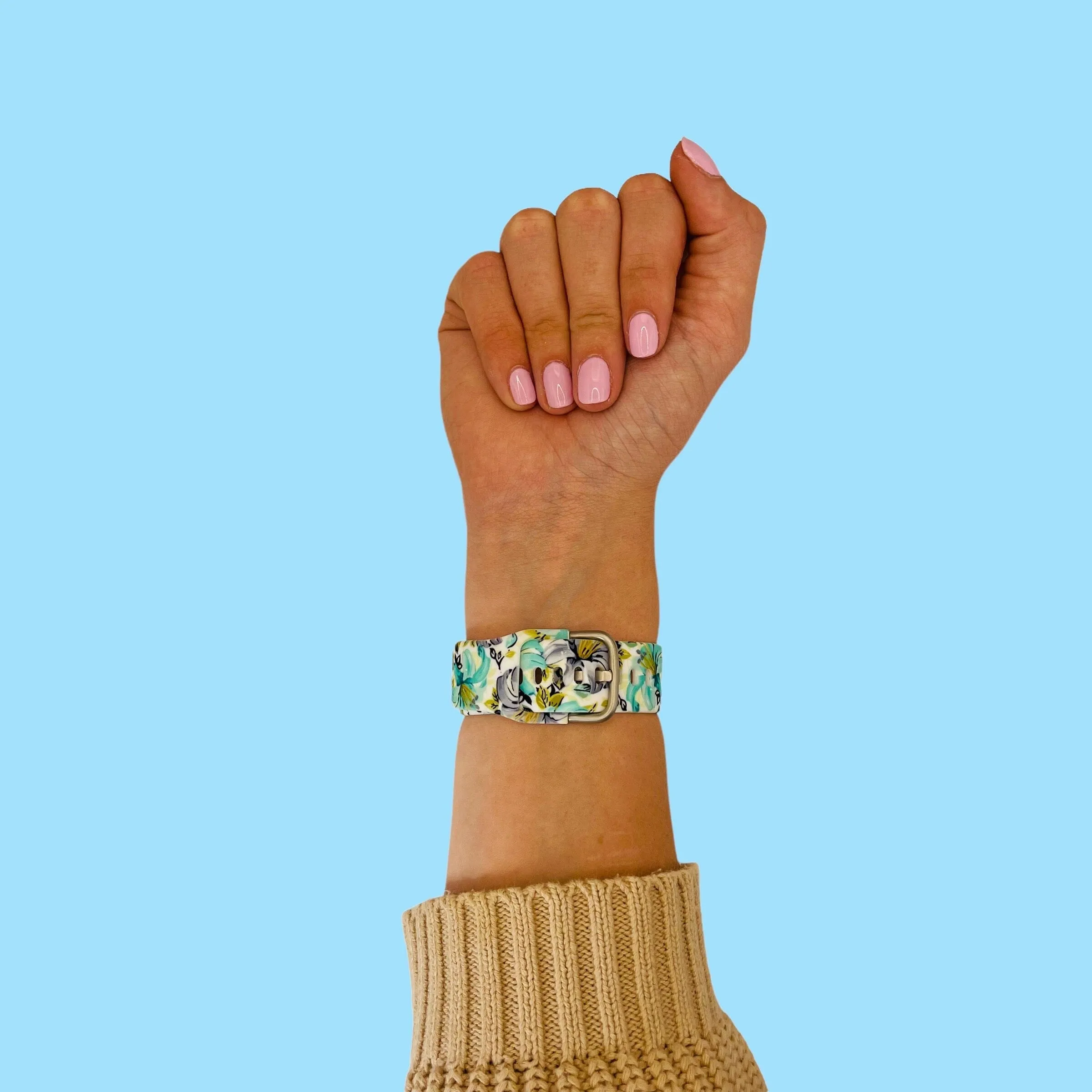 Silicone Pattern Watch Straps compatible with the Apple Watch