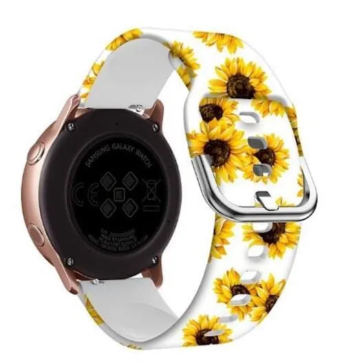 Silicone Pattern Watch Straps compatible with the Apple Watch