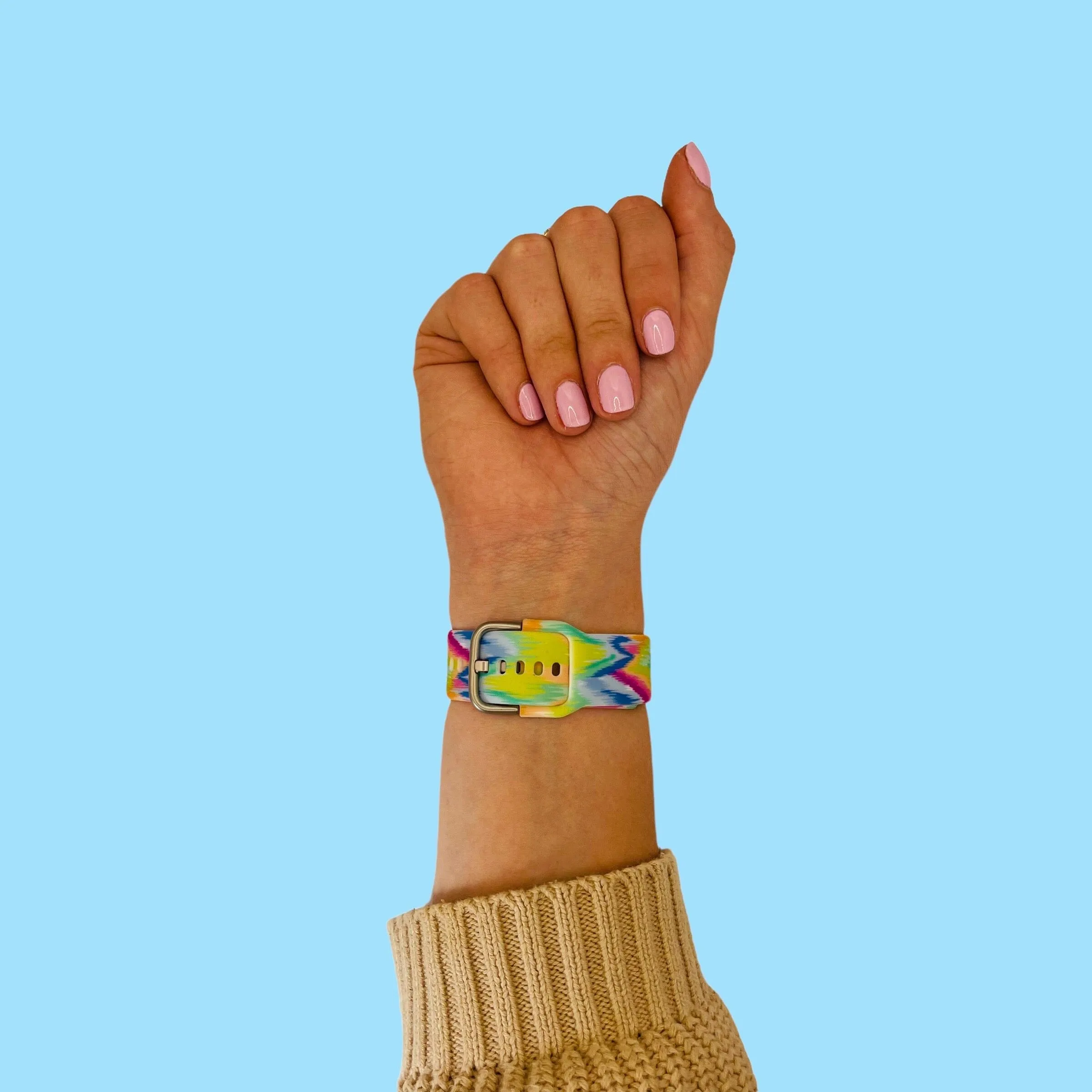 Silicone Pattern Watch Straps compatible with the Apple Watch