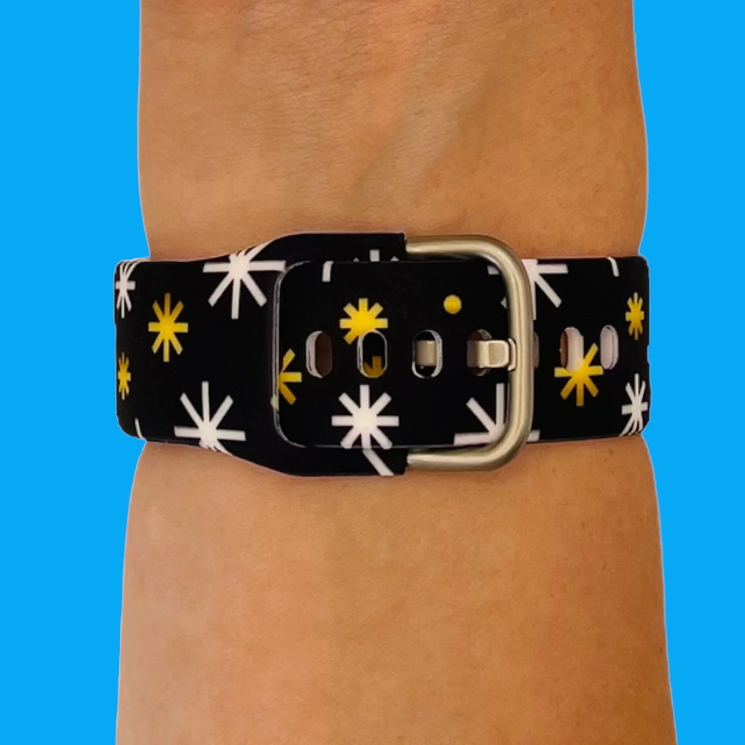 Silicone Pattern Watch Straps compatible with the Apple Watch