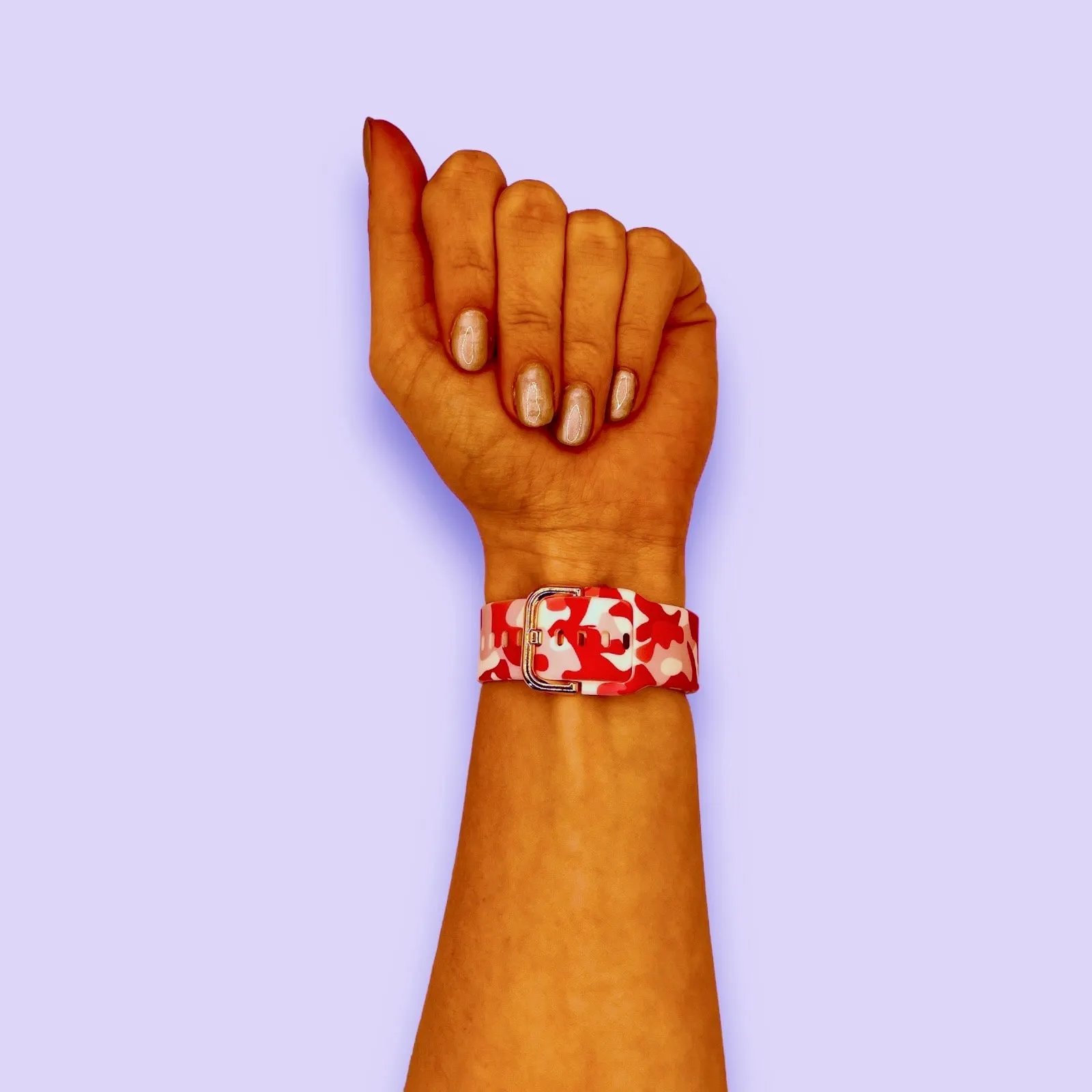 Silicone Pattern Watch Straps compatible with the Apple Watch