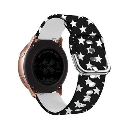 Silicone Pattern Watch Straps compatible with the Apple Watch