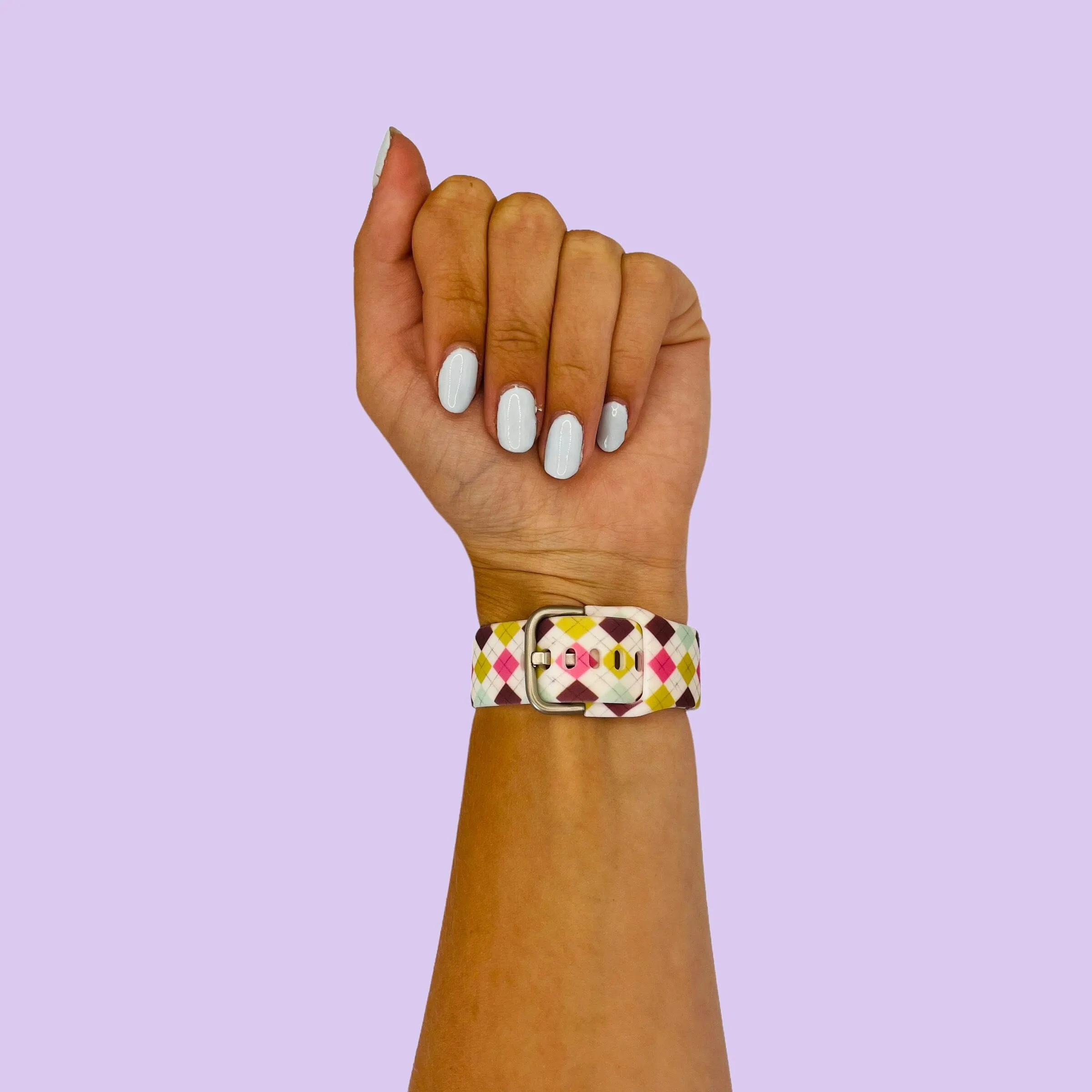 Silicone Pattern Watch Straps compatible with the Apple Watch