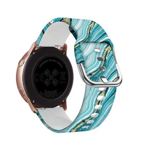 Silicone Pattern Watch Straps compatible with the Apple Watch