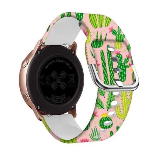Silicone Pattern Watch Straps compatible with the Apple Watch
