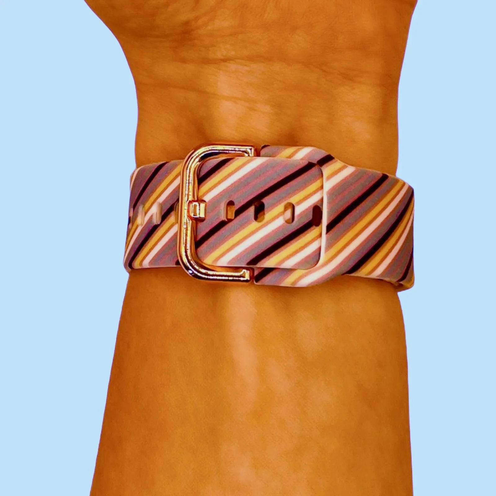 Silicone Pattern Watch Straps compatible with the Apple Watch