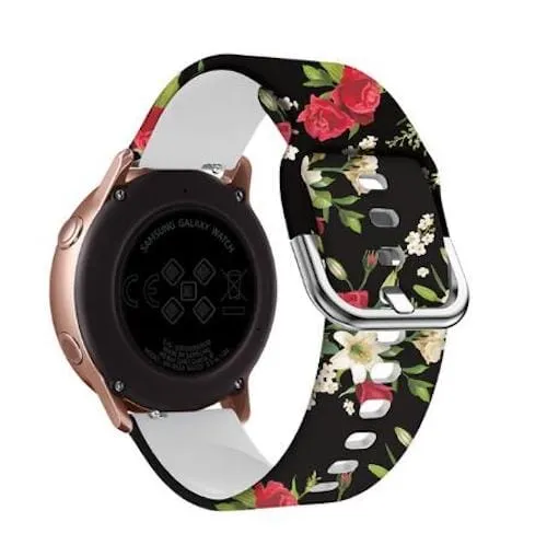 Silicone Pattern Watch Straps compatible with the Apple Watch