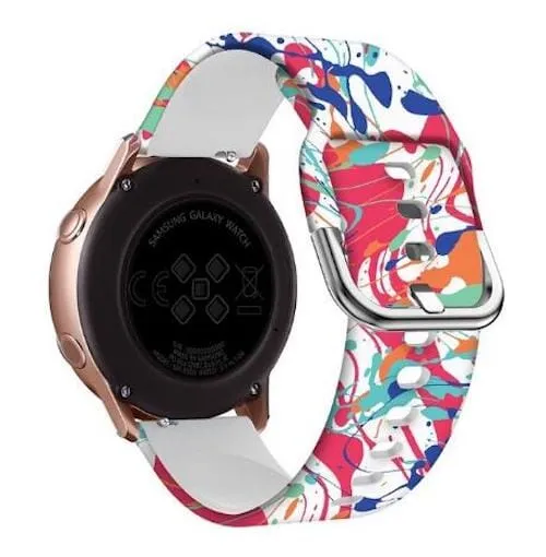 Silicone Pattern Watch Straps compatible with the Apple Watch