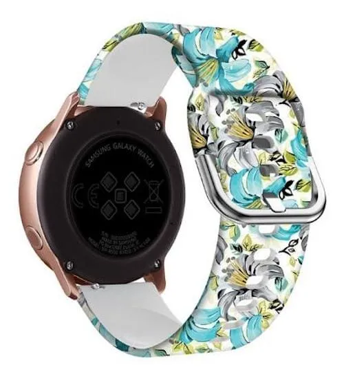 Silicone Pattern Watch Straps compatible with the Apple Watch