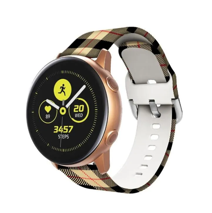 Silicone Pattern Watch Straps compatible with the Apple Watch