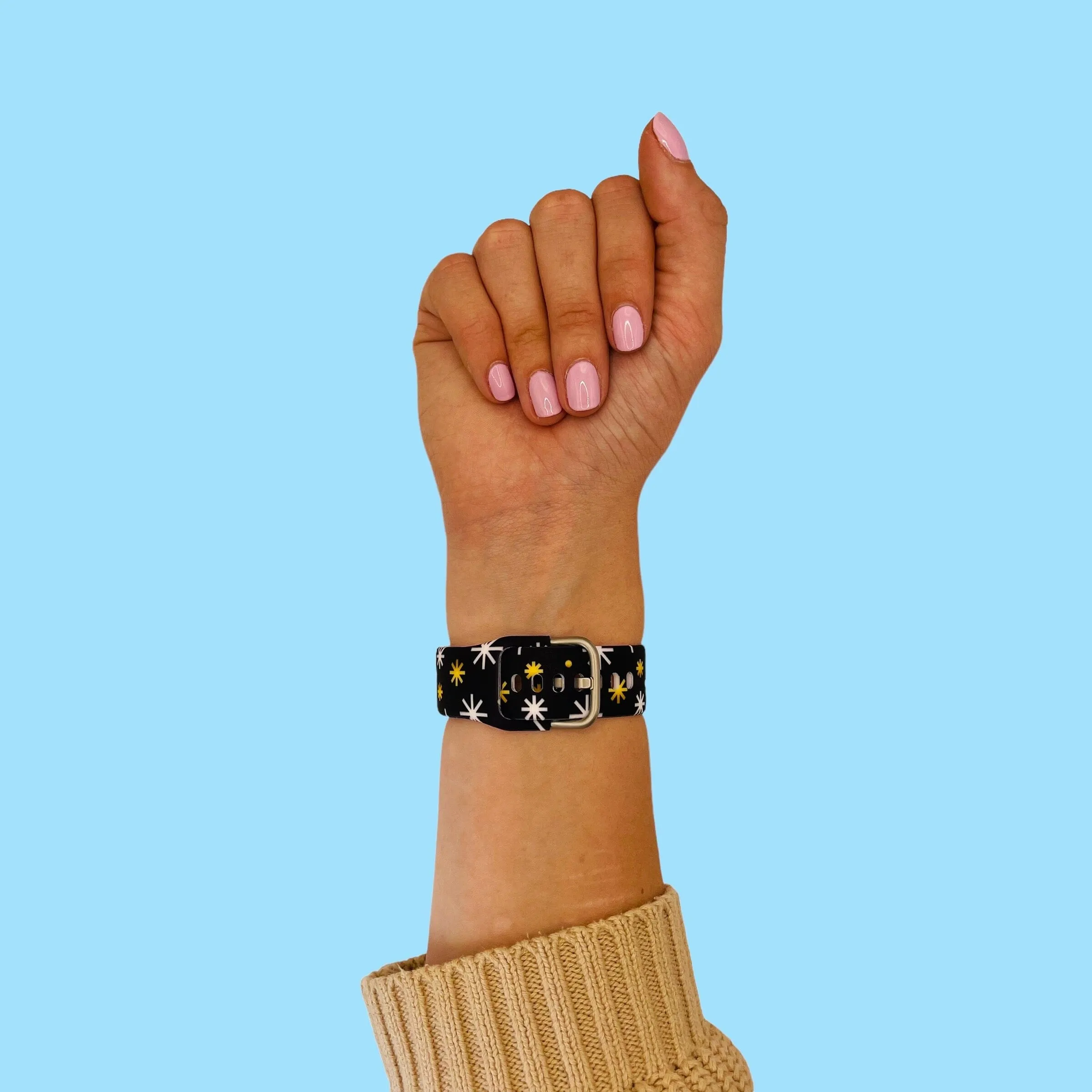 Silicone Pattern Watch Straps compatible with the Apple Watch